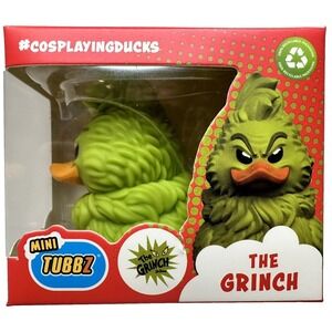 Mini Tubbz THE GRINCH Costume Rubber Duck Cosplayingducks Dr Seuss Numskull JEEP